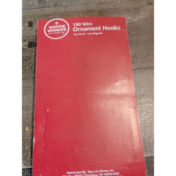 Winter Wonderland 150 Xmas ornament Hook set - Picture 3 of 3